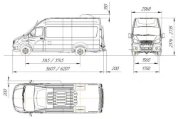 Diesel-engined lorries with technically permissible maximum mass not exceeding 3,5 tonnes type AM 193 modifica