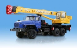 General purpose truck crane ??-55713-3 25T JSC "Galichsky Autocrane Plant"