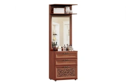Alexandria LD 125.100.000 Combination cabinet with mirror (Walnut)