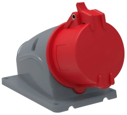 PSN12-016-5 Stationary socket SSI-115 16A-6h/200/346-240/415V 3P+RE+N IP44 MAGNUM IEK