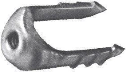 Staple for fixing the bone block, article number OM.005.00.00.00
