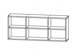 Hinged shelf