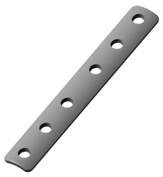 Plate 1/3 of tube with s/c (4...12 holes, length 50...146mm)
