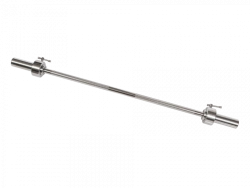 MB-BarM50-1250L Chrome plated, length - 1250 mm, smooth bushing - 50 mm, lock with breakable stopper, load up to 150 kg, weight