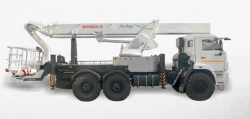 Truck hoist model TKA-37 on chassis KAMAZ-43118, KAMAZ-5350, KAMAZ-65115.