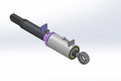 Hydraulic cylinder of blade tilt Liebherr-Components AG 160.80x200 URST.306417.020