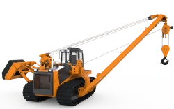 Pipe-laying crane TG20.45 (Complete with YaMZ engines)