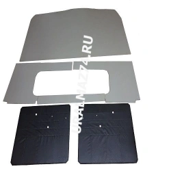 Manufacture of URAL cab upholstery complete (leather) of 6 parts: roof, 2 axes, lath, doors-2pcs