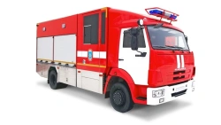 Special fire emergency rescue vehicle SPASA (43118) type 670611, based on chassis KAMAZ modification 43118-50.