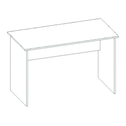 Straight desk