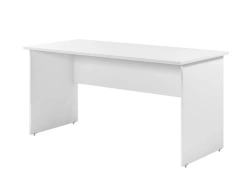 Writing desk with straight table top on LDF supports