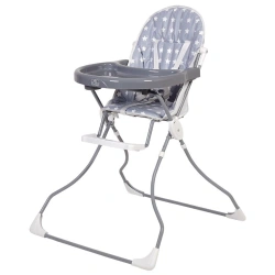 Polini kids highchair 152 Stars, grey-white, article number 0002218-16