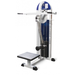 Standing hip extension training machine (weight block)