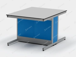 Laboratory island table Pro series SLo