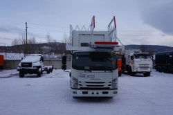 Special van on ISUZU NQR90L-H, NQR90L-K, NQR90L-L, NQR90L-M chassis. GIRD brand. Type 5765N. Modification 5765N-00