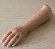 Cosmetic hand prosthesis, including partial and partial disarticulation of the hand, PR0-KOB