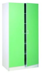 Medical cabinet single-section double-door SHOM 2/2-"Aibolit".