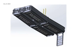 LED luminaire "Industrial Design MTM IoT" series CUBIC 200 Four modules Connection from the ends - 2 pcs - 5 degrees Connections