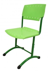 Pupil's chair SIGMA, (Adjustable), 5-7 g, (420-500 mm), RAL 7004, plastic beige (RAL 1001)