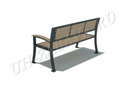 Bench "Gossip Girl" light coloured lath