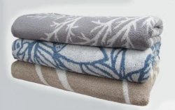 Coloured cotton terry towels