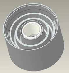 Apparatus-support assembly, D1050N, 0.68 inch shaft, type ARZ-S, Niresist / BRG HSG: S/A, D1050N, .68, ARZ-S, NI-RST part number