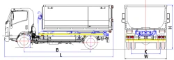 Self-loading multilift truck of model MK-4561-12