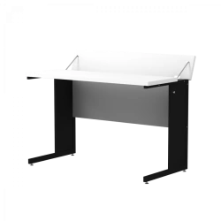Pupil laboratory chemical (physics) table with sliding block "book", model SShmVK