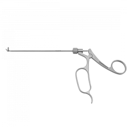 Set of rhinosurgical instruments for endoscopic surgeries in children to work with rigid rhinoscopes with fibre optics