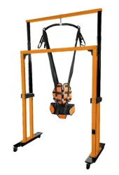 Rehabilitation suspension for verticalisation of the patient "Ortorent", in variants. Model "Orthorent L for children" according