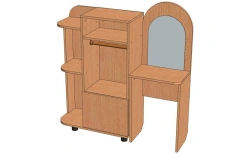 Shelving unit Corner of rowing. Model: UR