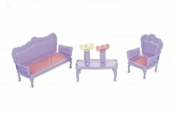 Little Princess Dolls Furniture (light lilac)