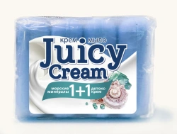 Juicy Cream Solid Toilet Soap "Sea Minerals+Detox Cream"