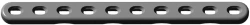 Straight wide plate with limited contact (6-17 holes, length 124-304 mm)