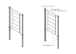 Exercise equipment AKS-714 Buffet wall