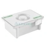 Polymer container (polypropylene) for disinfection and pre-sterilisation treatment of medical devices (with pocket)