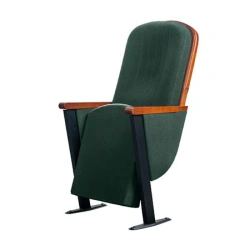 Metal-framed auditorium armchair, model Galant