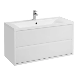 Vanity unit under sink Aquaton Rimini 100 white gloss 1A232801RN010 NEW1.A232.8.01R.N01.0