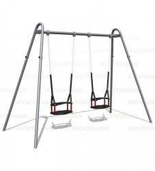 Double swing with backrest seat Romana 108.18.02-01