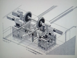 Special CNC wheel lathe model RT906F3