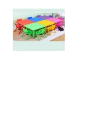 Children's wooden tables for preschool institutions "Elephant"