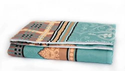 Coverlets, capes of natural, blended, synthetic fabrics