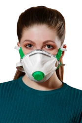 Filtering mask for protection against aerosols with additional protection against vapours and gases "SPIRO-312A Respirators" FFP