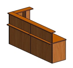 Corner reception desk RU-1