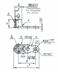 Self-locking nuts OST 1 33076-80