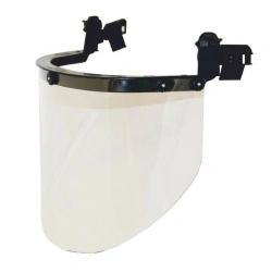 Face shield with helmet attachment for KBT VISION® TITAN safety helmet, article no. 04330