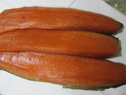 Cold smoked seal fillet