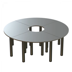 Round table 4 sections