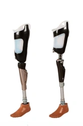 Modular hip prosthesis with microprocessor control