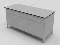 SL series laboratory table (with drawers and doors)